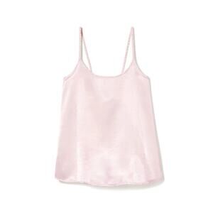 Silky Pink Satin Cami Pajama Top